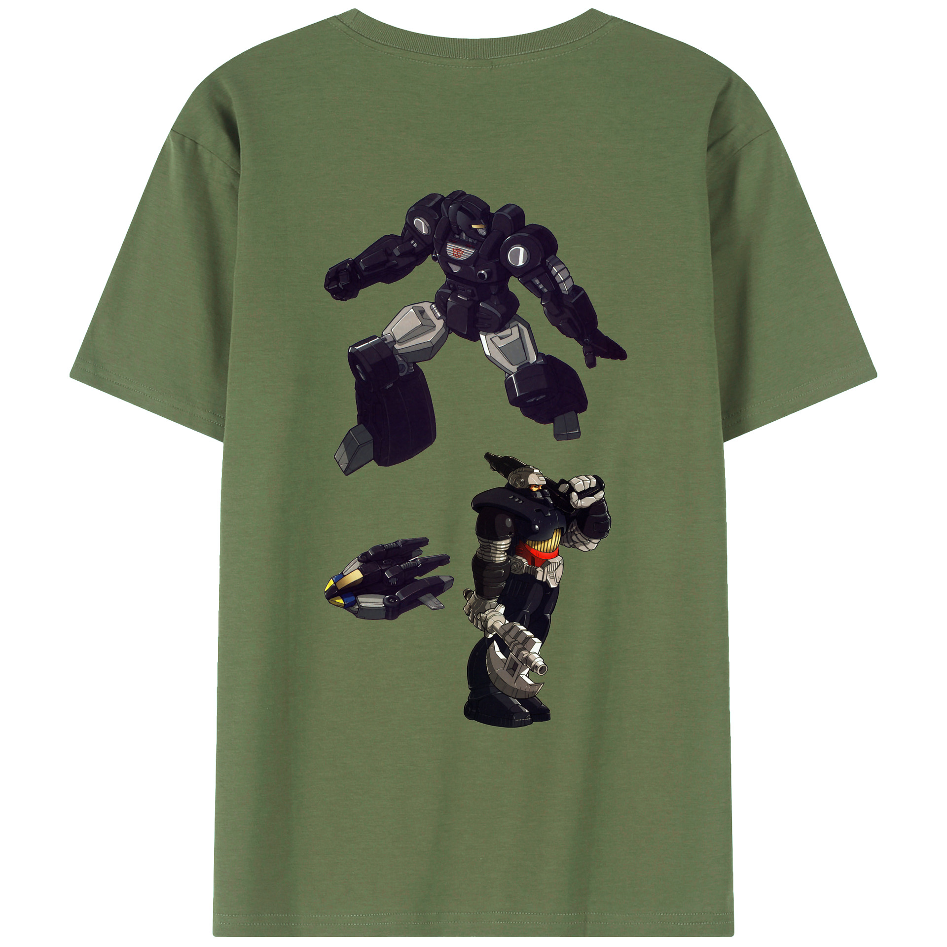 （画像用）  綿100％ メンズ半袖Tシャツ（バックプリント） 通気性